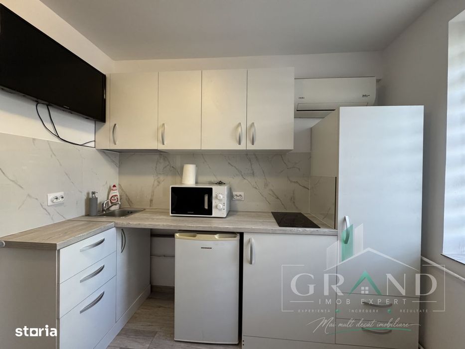 Garsoniera renovata complet | 12 mp | Etaj 1 | Mobilier pe comanda |