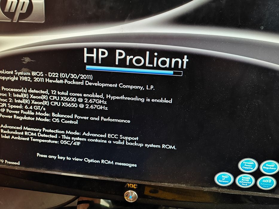 Сервер собранный без Windows HP Proliant ML350 g6