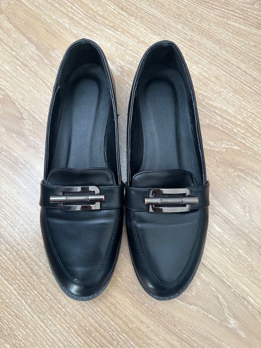 черные лоферы балетки