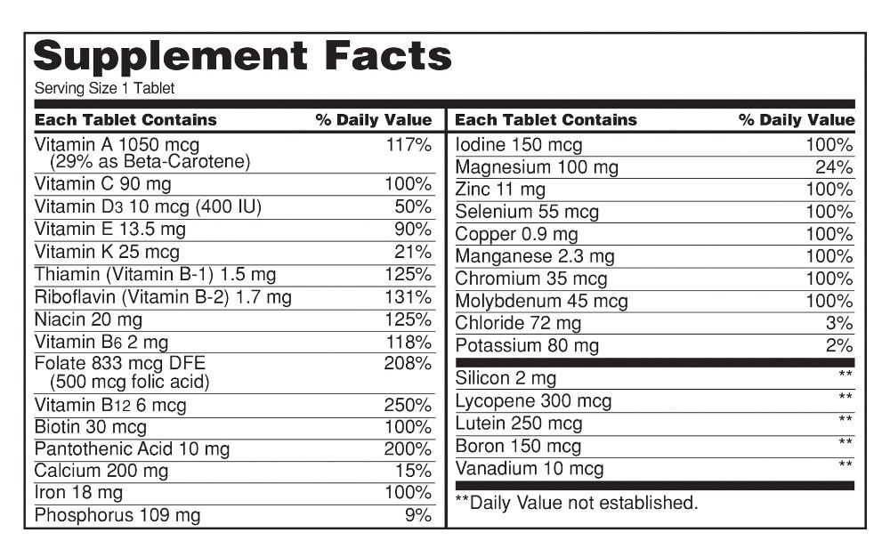 Мультивитамины Kirkland Daily Multi с кальцием и вит D из Америки