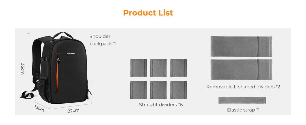 Ghiozdan Foto K&F Concept - Nature Wander 05