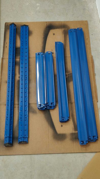 Ъглов метален стелаж Kovona Futur (180x90x45 см)