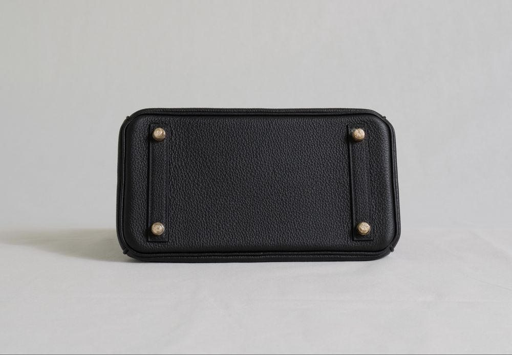 Hermès Birkin 25 Togo Noir Gold Hardware