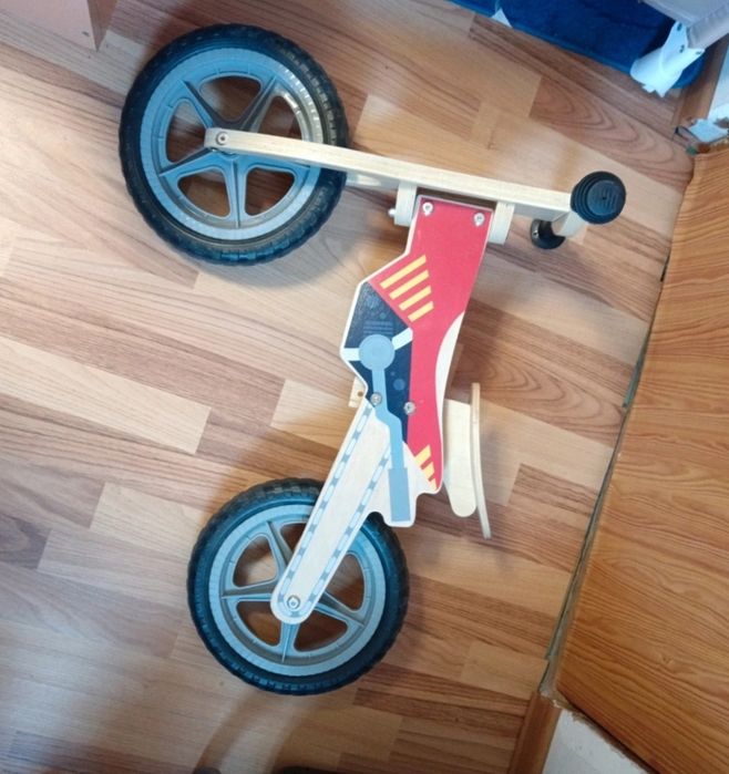 Bicicleta lemn copii