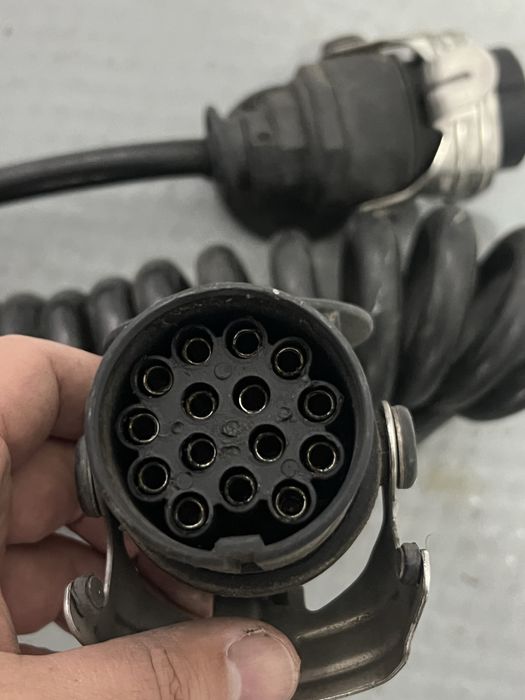 Cablu electric spiralat pentru remorci ADR 15 pini