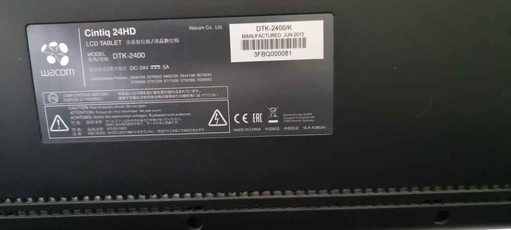 Tableta grafica Wacom Cintiq 24HD