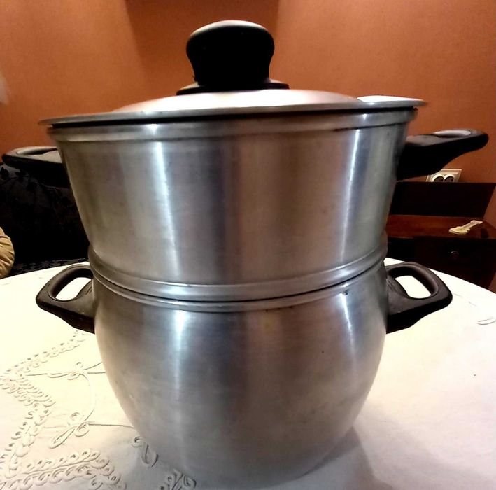 Професионална тава, Асадо Барбекю Тенджера на пара Поднос Кръгла тава