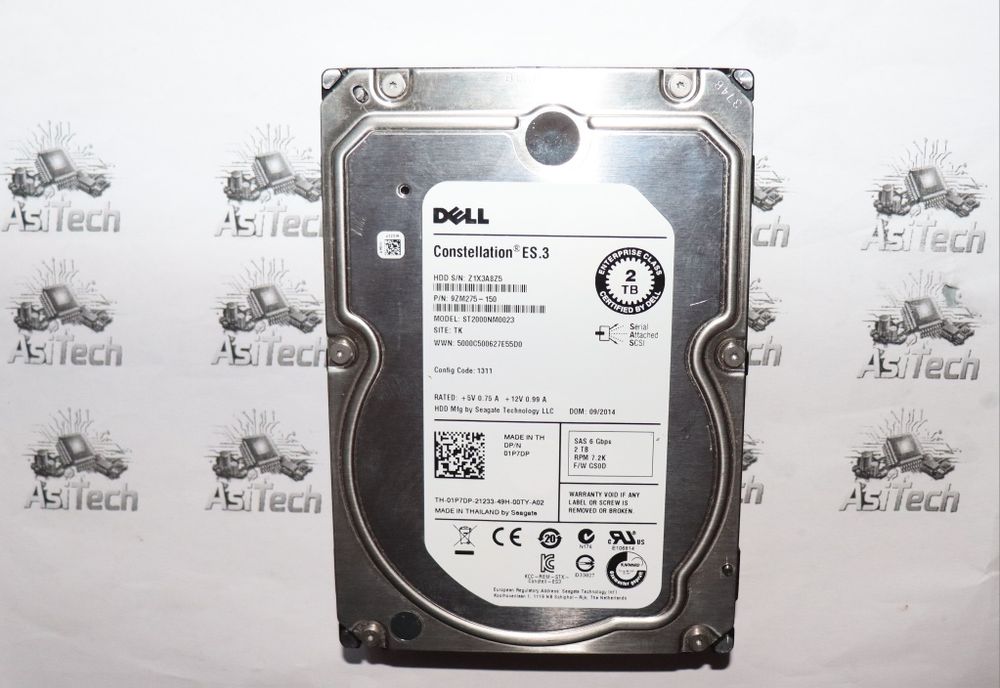 Harddisk Server SAS 3.5" 2Tb 6G 128Mb 7.2K Seagate Constellation ES.3