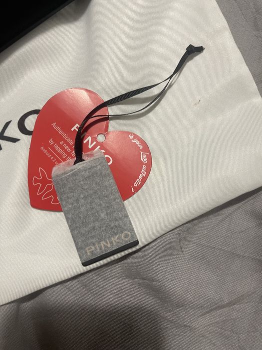 Pinko кожена чанта Love classic Icon Simply