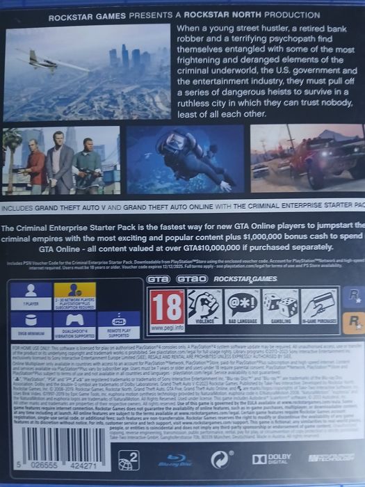 GrandTheftAuto 5 for ps4
