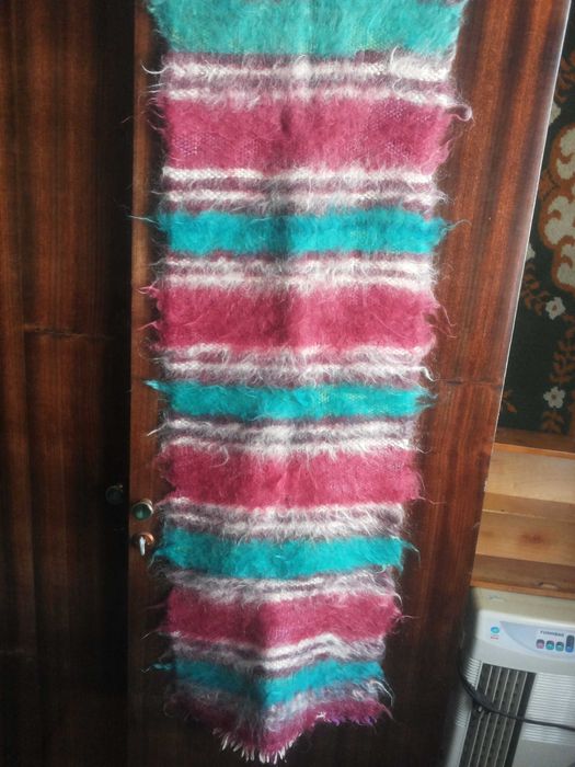 Шарф новый шерстяной мохеровый индия