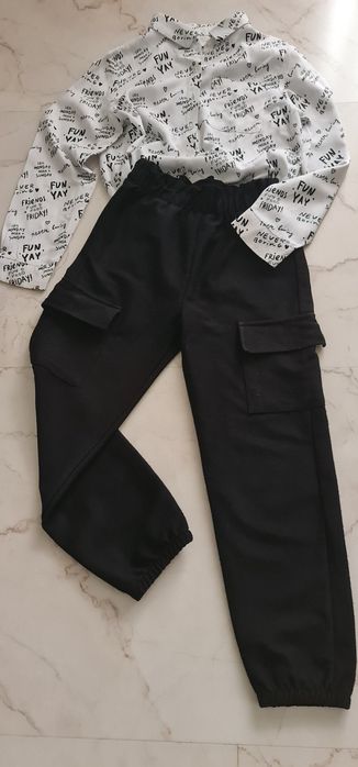 Blugi si pantaloni  fete paperbag, Mango