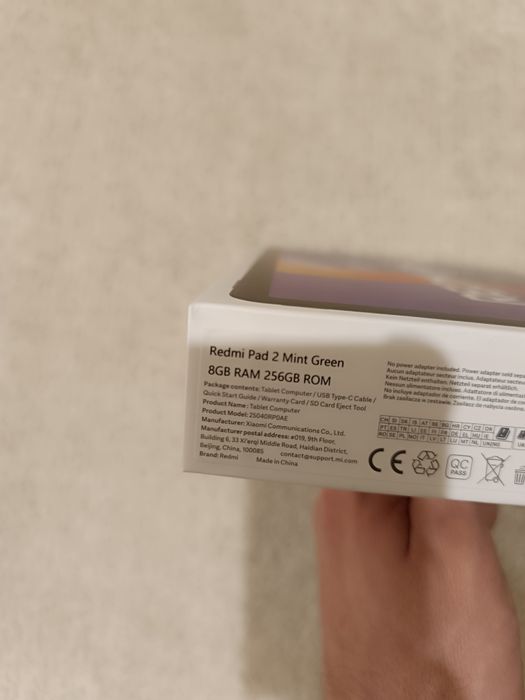 Tableta REDMI Pad 2 Mint Green 8GB RAM  256  ROM  sigilata factura