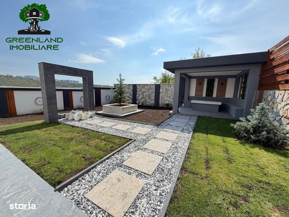Vila moderna, complet mobilata, 4 camere, 2 bai, 140 mp, Rediu