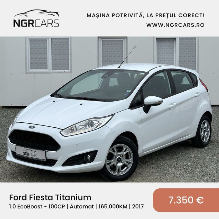Ford Fiesta 2017 Titanium 1.0 EcoBoost 165.000KM Automat | RATE / TRANSPORT / NUMERE