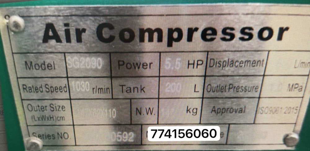 SG2090 SAAB 200L Kompressor воздушный поршневой компрессор SAAB