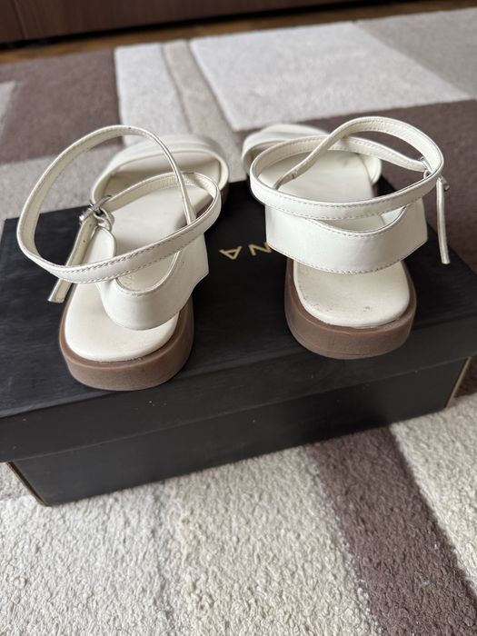 Sandale din piele naturala Anna Cori