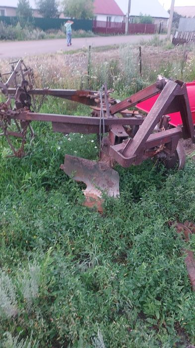 Трактор, техника, плуг