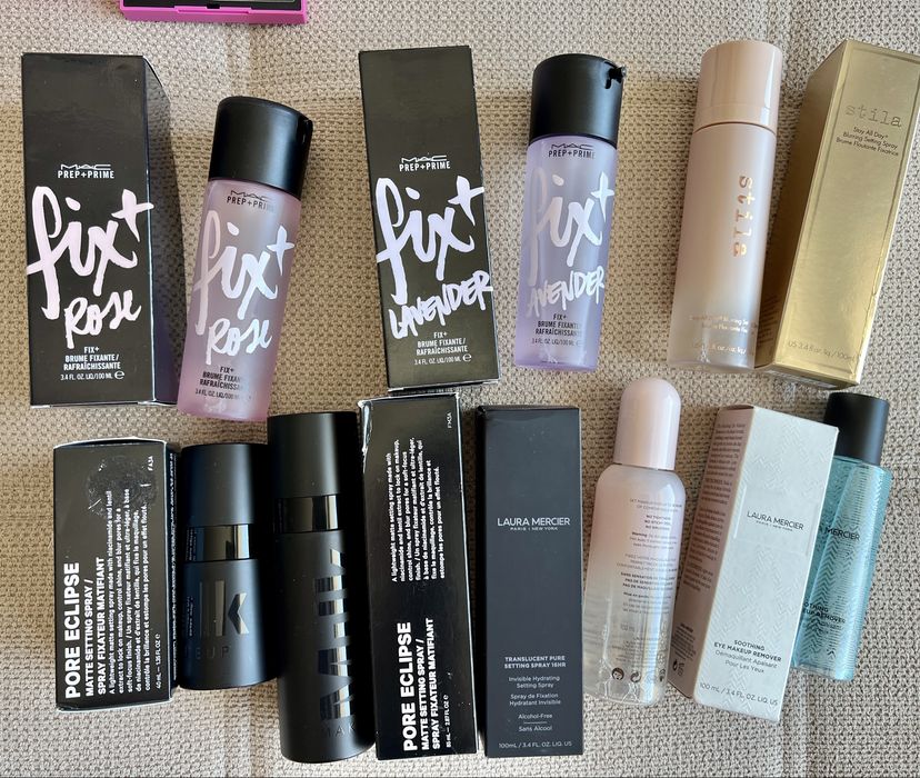 Бази, пудри и спрейове Laura Mercier, Milk, Too Faced, NARS, Mac