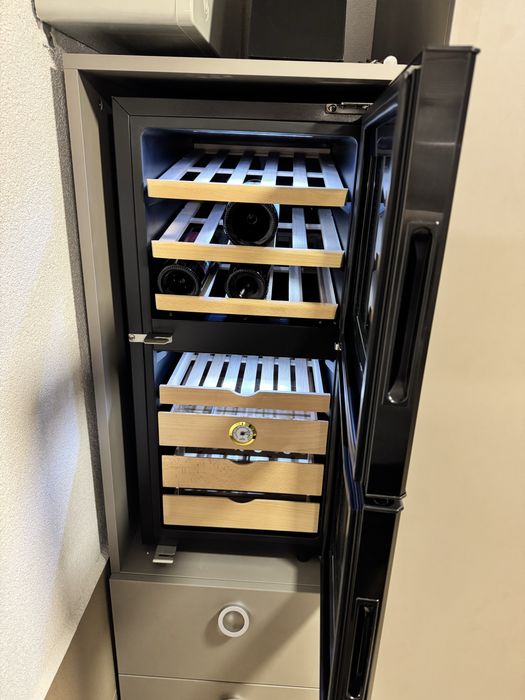 Klarstein El Dorado 89, хумидор и охладител за вино