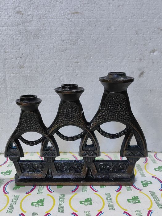 Винтидж свещник матрьошки