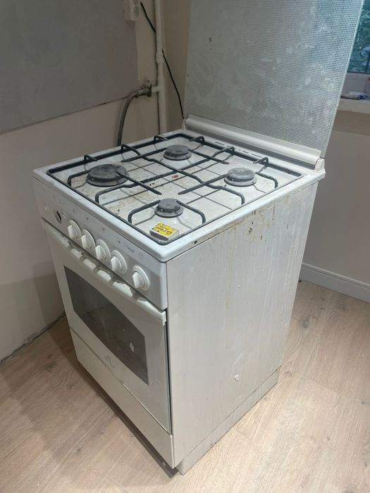 Газ плита в рабочем состоянии