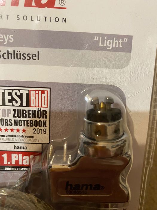 Заключващ кабел за лаптоп Hama