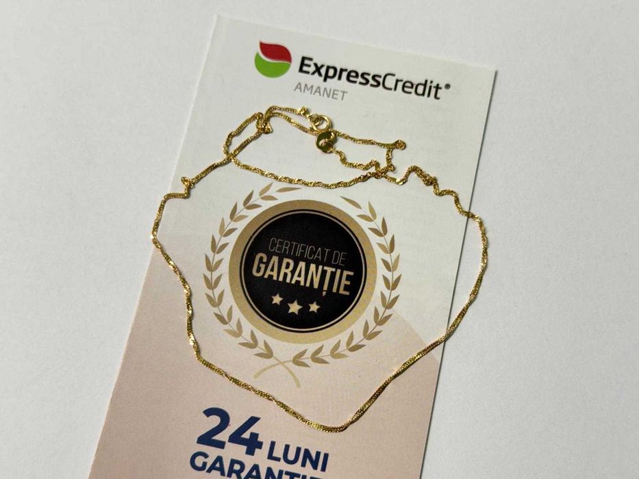 Lant aur 18K 1.45g (B.60479 Tatarasi) Garantie 2 ani