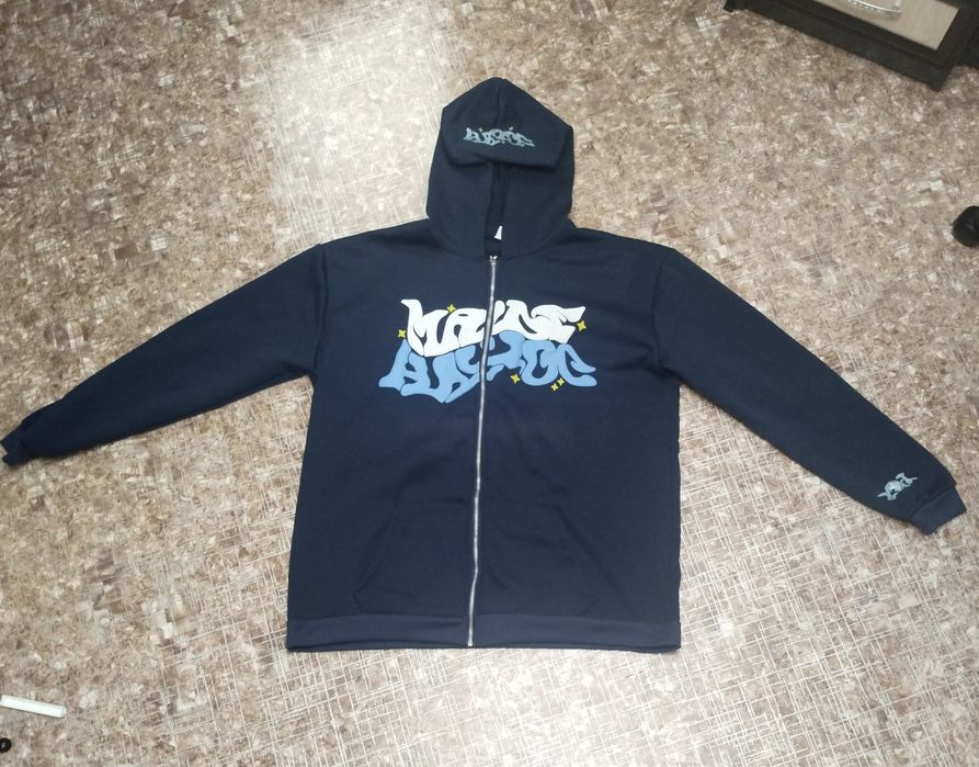 Кофта синяя на молнии