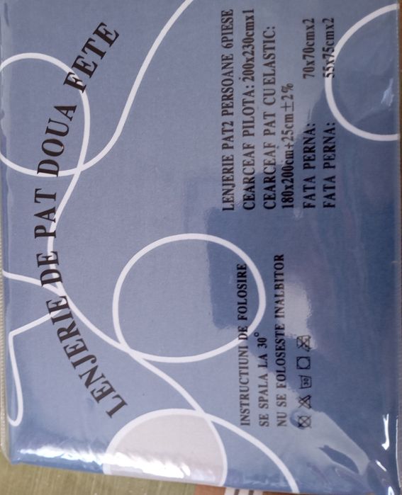 Lenjerii de pat noi , calitate la preț mic 70 lei.