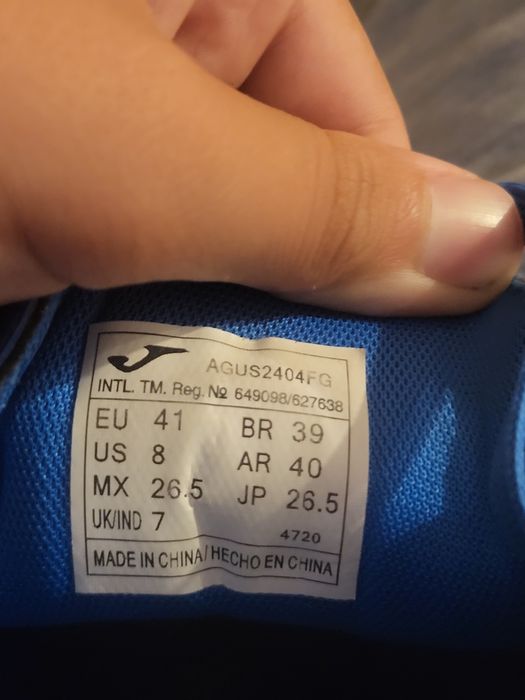 Ghete fotbal Joma Aguila albastre  mărimea 41