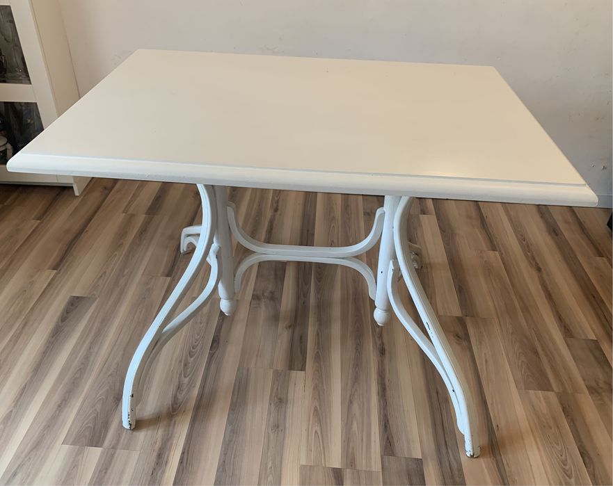Vand masa lemn alba, stil Thonet
