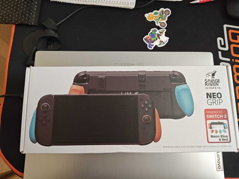 Нов ръчен захват с твърд калъф и сменяеми дръжки за Nintendo Switch 2