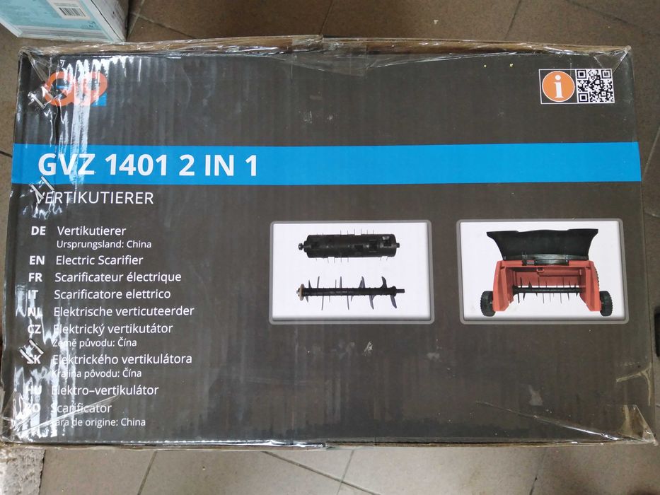 GUDE scarificator aerator electric gazon iarba 2 in 1