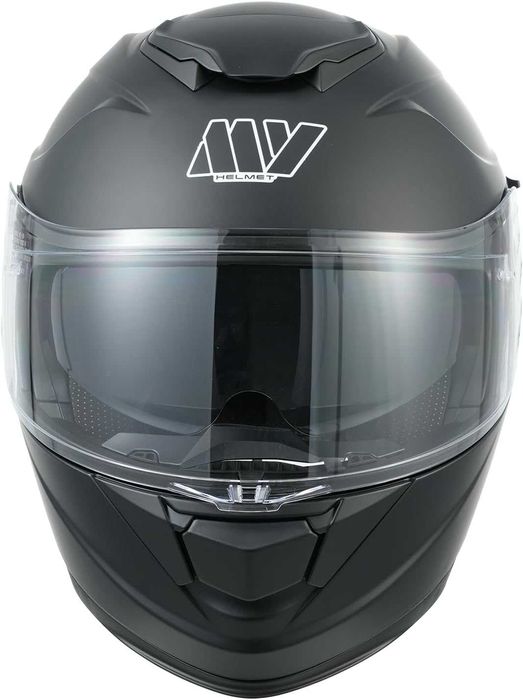 Мотористка каска MY 935, модулна, двойно стъкло, ECE 22.06 BLACK XL N1