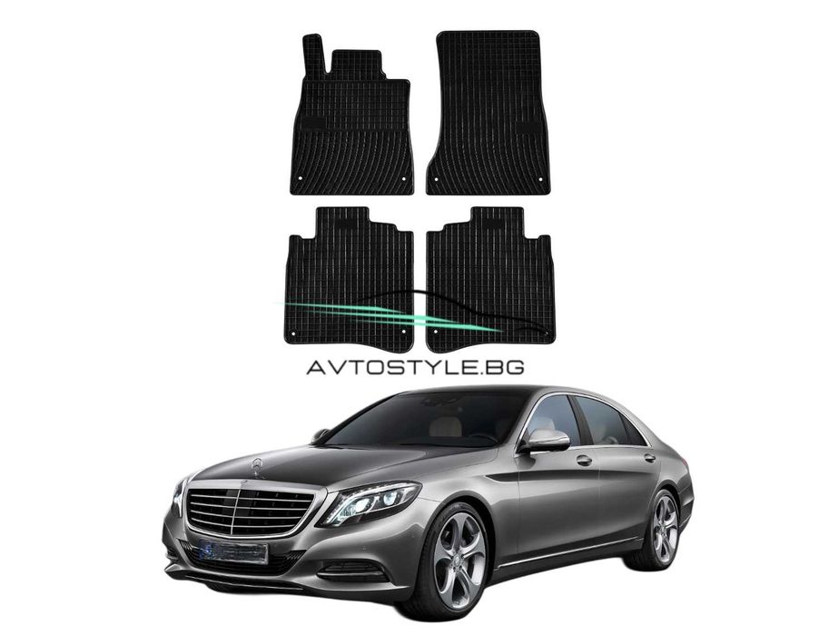Гумени стелки за Mercedes S-Class W222,2013-2020 г., Frogum - El Toro
