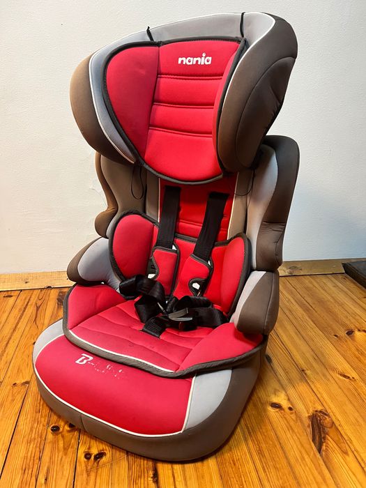 Столче за кола Nania Beline Luxe Agora Carmin, 9 -36 кг, Червено