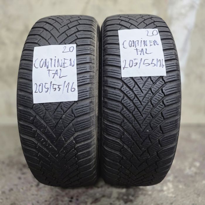 2×205/55/16 M+S .CONTINENTAL 2020.Stare excelenta.