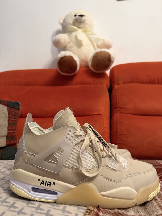 Nike Air Jordan 4 Retro x Off-White “Sail”