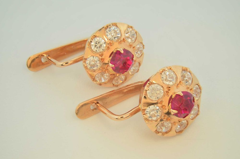 Серьги СССР  583 пробы