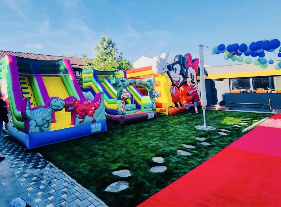 Topogane gonflabile, tobogane gonabile , saltele, castele gonflabile