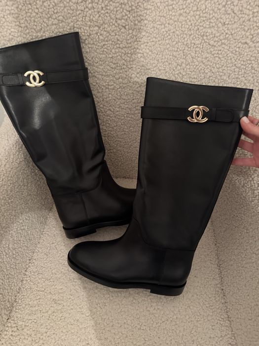 Chanel ботуши кожени