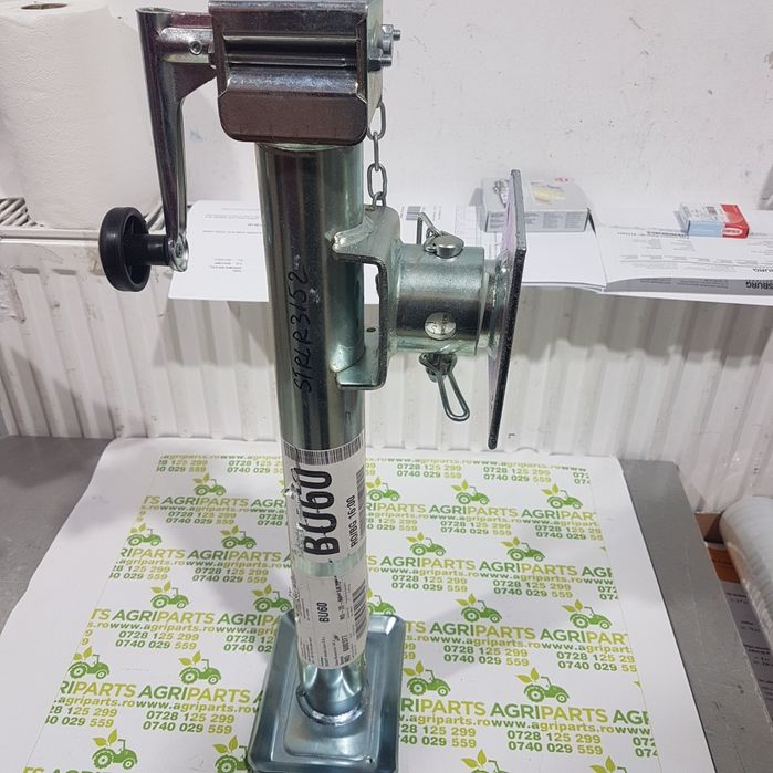 Picior de sprijin remorca profesional, cu manivelă