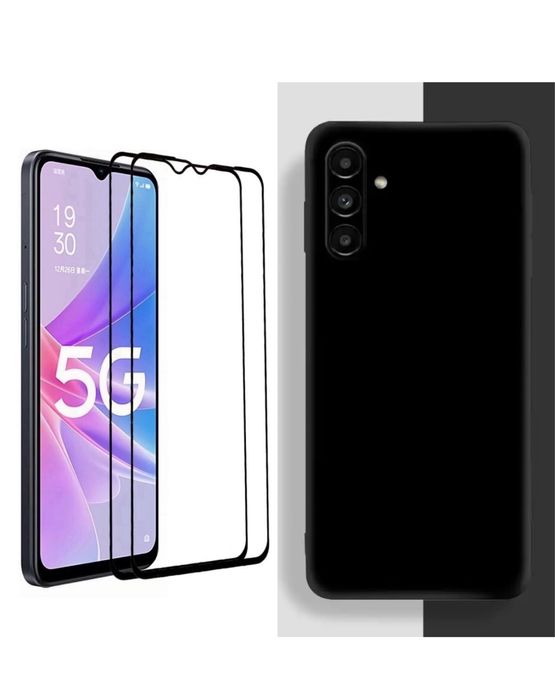 Samsung A21s/A22/A23/A25/A24/A06 Husa Silicon Catifea + Folie Sticla