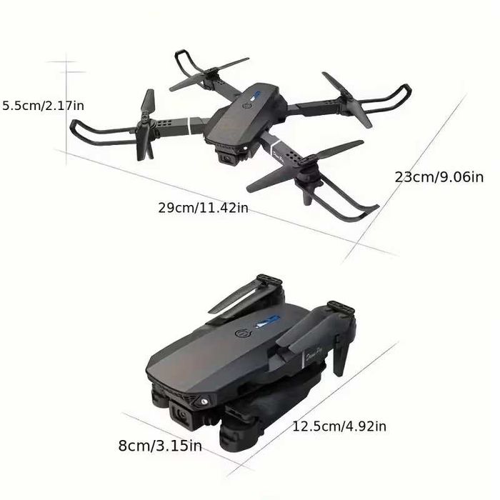 Продам мини дрон квадрокоптер E99 Black