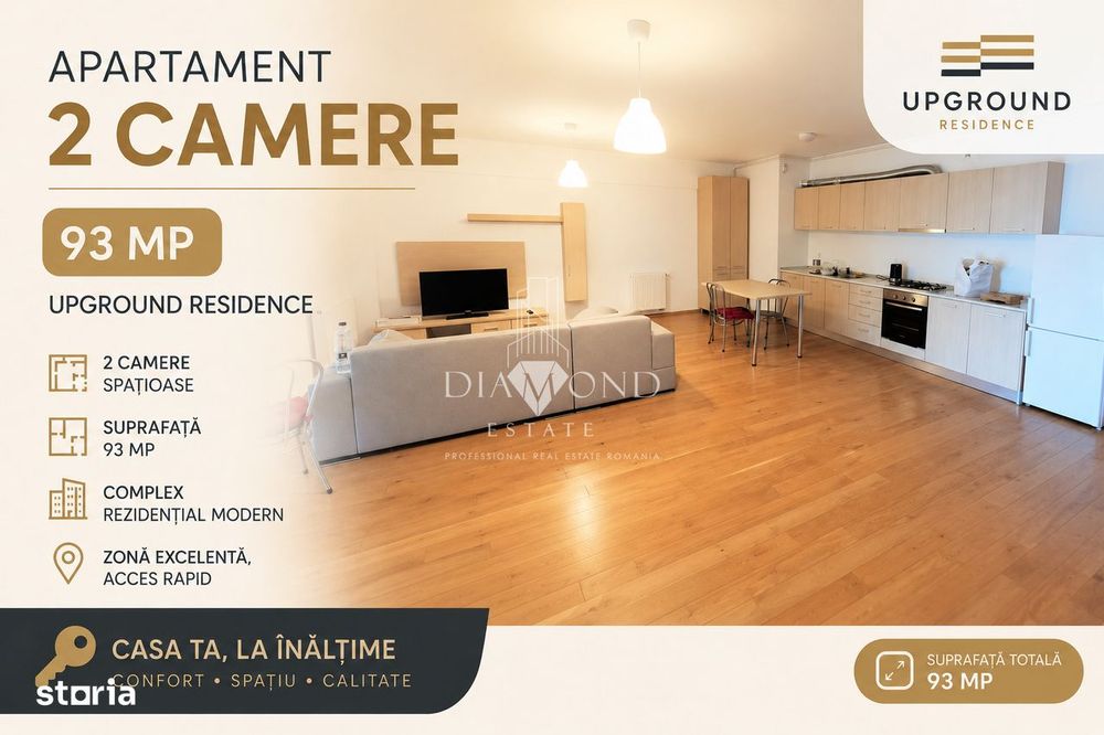 Apartament 2 camere 93mp Upground Residence metrou Pipera I Terasa, 2
