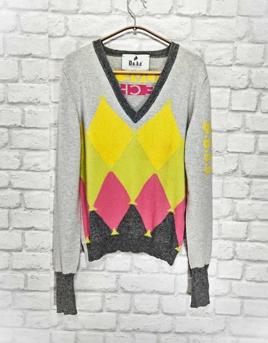 DUKE Fabricio Vincenzi 100% Кашмирен Дамски пуловер размер М