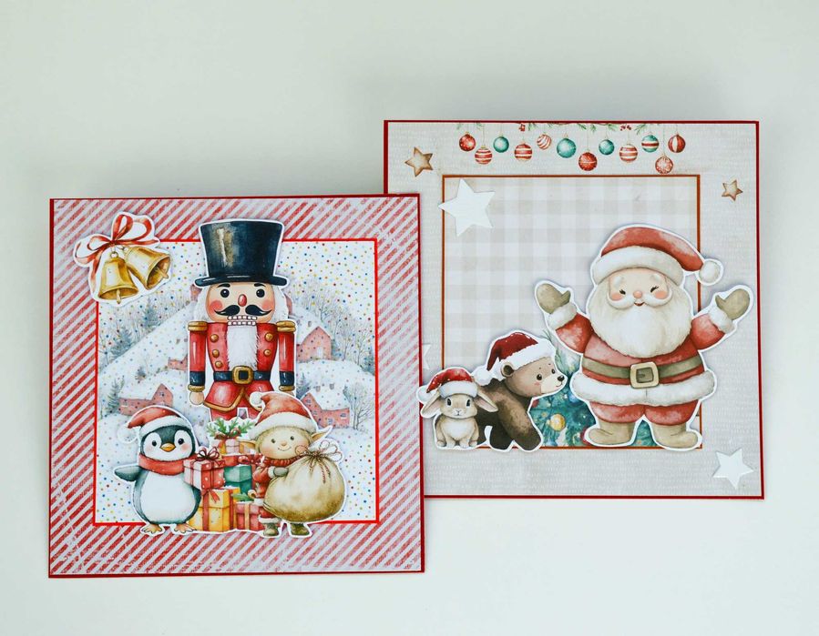 Налични коледни картички-ръчна изработка!