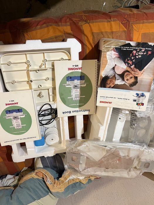 Профессиональная вышивальная машина Janome MB-4, оригинал Япония