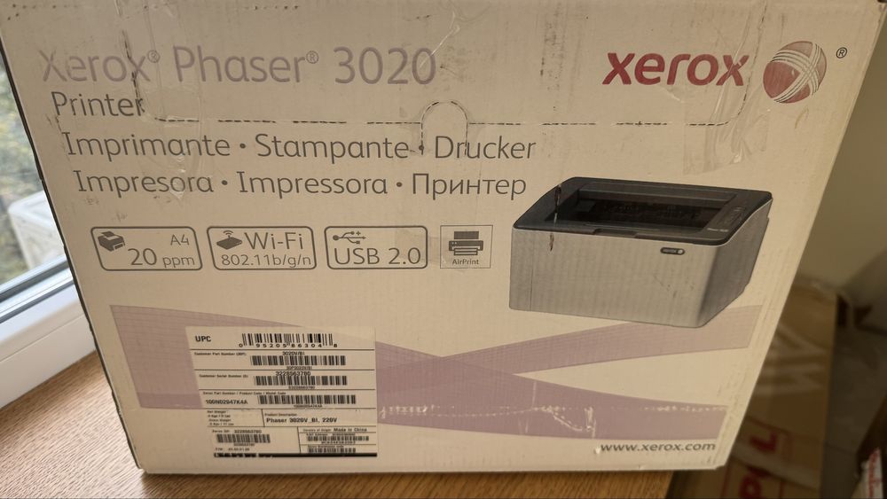 Принтер лазерный Xerox  3020